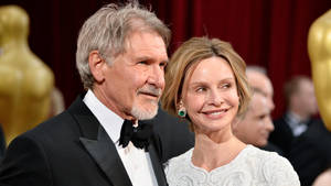 Calista Flockhart Harrison Ford 86th Academy Awards Wallpaper