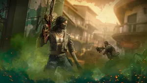 Call Of Duty Mobile Green Smoke Wallpaper