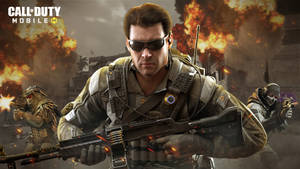 Call Of Duty: Mobile Logo And David Mason Wallpaper