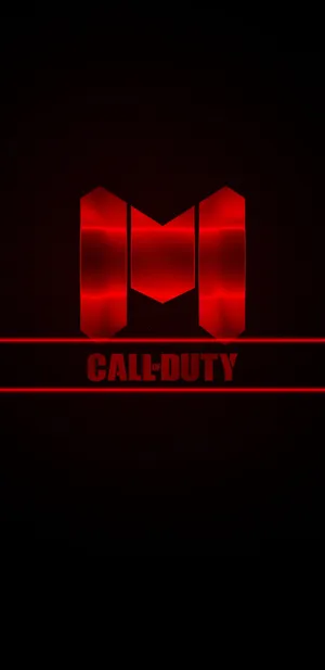 Call Of Duty Mobile Red Logo Wallpaper