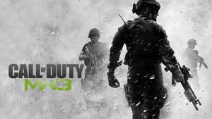 Call Of Duty Modern Warfare 3 Monochrome Wallpaper