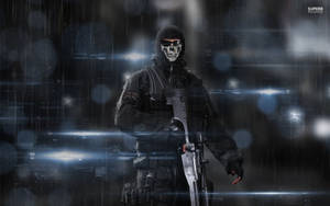 Call Of Duty Modern Warfare Black Character Wallpaper