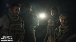Call Of Duty Modern Warfare Four Characters Wallpaper