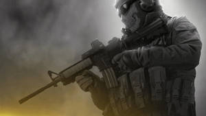 Call Of Duty Modern Warfare Monochrome Wallpaper