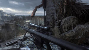 Call Of Duty Modern Warfare Sniper Rifle Wallpaper