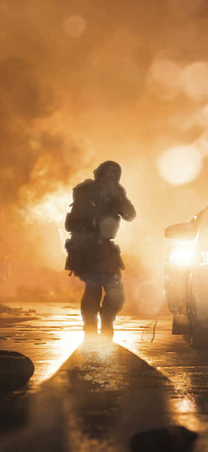 Call Of Duty Modern Warfare Sunset Iphone Wallpaper