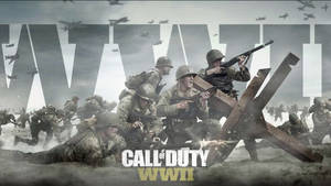 Call Of Duty Ww2 Poster Wallpaper
