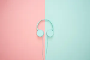 Calm Aesthetic Headphones Wallpaper