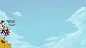 Calvin And Hobbes’ Magical Adventures Wallpaper