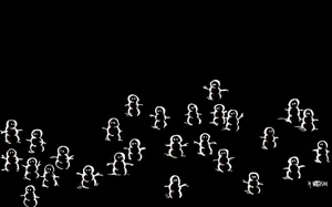 Calvin And Hobbes Snowman Poster Wallpaper