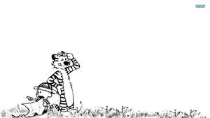 Calvin And Hobbes Treasure Hunt Wallpaper