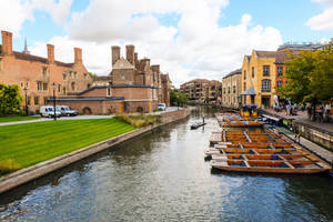 Cambridge River Cam Wallpaper