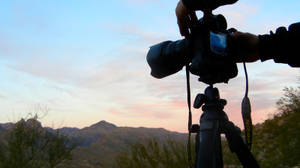 Camera By The Mountains Wallpaper