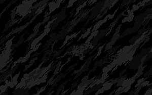 Camo Black Splattered Wallpaper