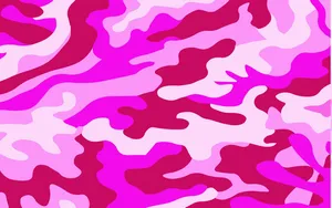 Camo Pink Girly Wallpaper