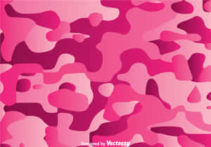 Camouflage Yourself In Stylized Comfort With Pink Camo. Wallpaper
