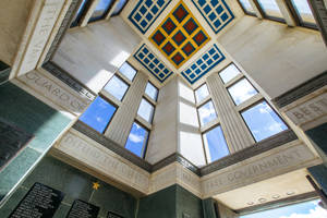 Campanile Ceiling At University Of Kansas Wallpaper