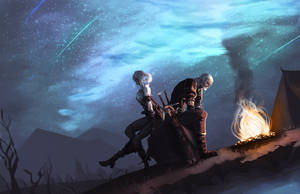 Campfire The Witcher 3 Wallpaper