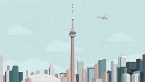 Canada Cn Tower Art Wallpaper