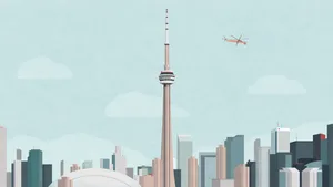 Canada Cn Tower Art Wallpaper