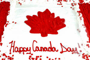 Canada Day Cake Wallpaper