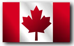 Canada Flag Shadow Effect Wallpaper