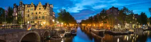 Canals Of Amsterdam 4k Ultra Widescreen Wallpaper