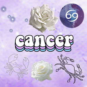 Cancer Star Sign Aesthetic Artwork Wallpaper