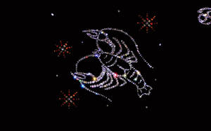 Cancer Zodiac Sign Symbol Glitter Art Wallpaper