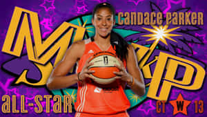 Candace Parker Driving To The Basket Wallpaper