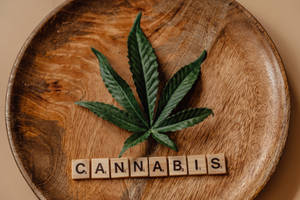 Cannabis On Plate Cool Weed Wallpaper