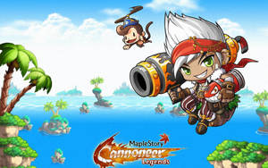 Cannon Specialist In Maplestory Wallpaper