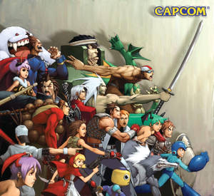 Capcom Characters Side View Wallpaper