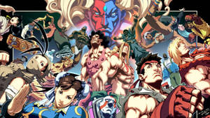 Capcom Street Fighter Poster Wallpaper