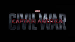 Captain America Civil War Wordmark Wallpaper