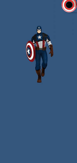 Captain America Galaxy S10 Wallpaper