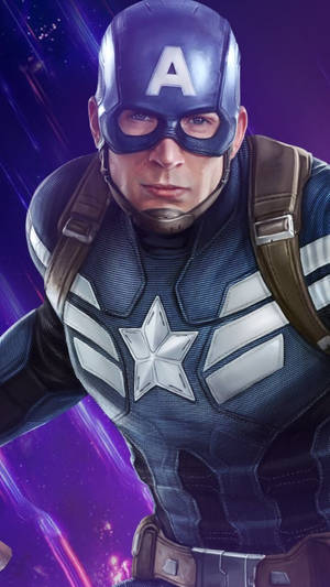 Captain America Mobile A Artwork Wallpaper