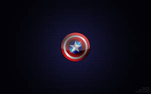 Captain America Raising His Vibrant Shield Wallpaper