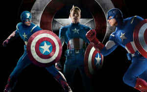 Captain America: Ready To Protect And Serve Wallpaper