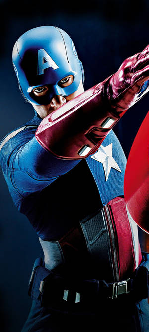 Captain America Samsung S20 Fe Wallpaper