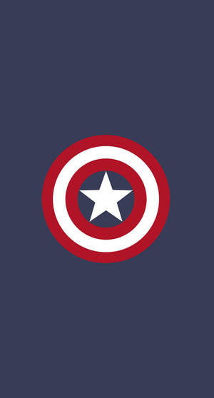 Captain America Shield Minimalist Iphone Wallpaper