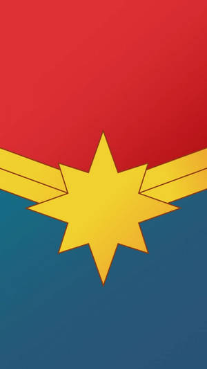 Captain Marvel Logo 4k Marvel Iphone Wallpaper