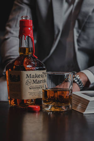 Caption: A Taste Of Excellence - Maker's Mark Whiskey Wallpaper