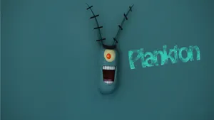 Caption: A Vivid, Close-up View Of Diverse Plankton Species In Their Ocean Habitat. Wallpaper