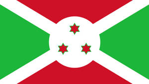 Caption: Artistic Representation Of The Burundi Flag Wallpaper