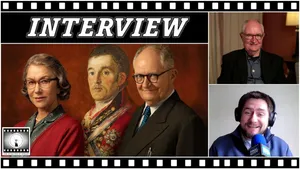 Caption: British Actor Jim Broadbent During The Duke Interview Wallpaper