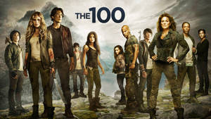 Caption: Captivating Characters Of The 100 Series Wallpaper