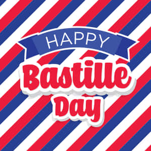Caption: Celebrating French Unity And Liberty On Bastille Day Wallpaper