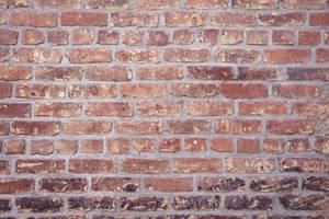 Caption: Classic English Brick Wall Wallpaper