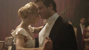 Caption: Colin Firth In 'easy Virtue' Movie Character Portrayal Wallpaper